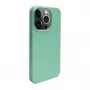iLike Apple iPhone 14 Pro Max Silikona Plastmasas Maciņš Eco Print Dizains Ziedu Zaļš