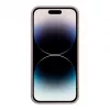 iLike Apple iPhone 14 Pro Max Silikona Plastmasas Maciņš Eco Print Dizains Bēšs