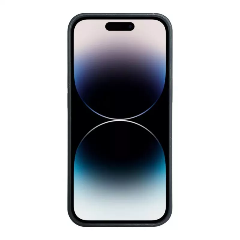 ILIKE Apple iPhone 14 Pro Silikona Plastmasas Maciņš Eco Print Dizains Melns