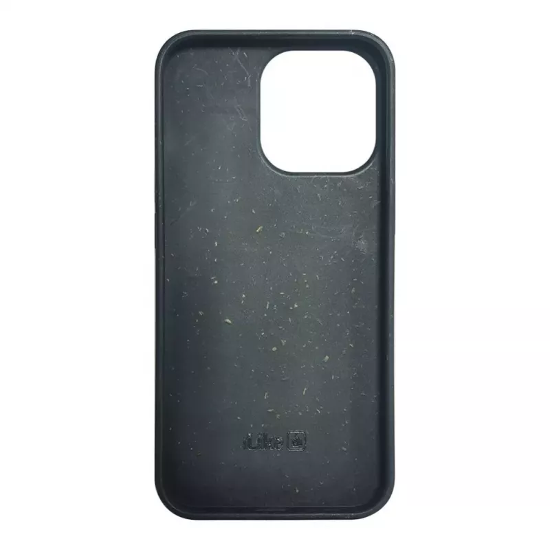 ILIKE Apple iPhone 14 Pro Silikona Plastmasas Maciņš Eco Print Dizains Melns