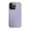 iLike Apple iPhone 14 Pro Silikona Plastmasas Maciņš Eco Print Dizains Ziedu Purpursarkanā Krāsā