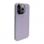 iLike Apple iPhone 14 Pro Silikona Plastmasas Maciņš Eco Print Dizains Ziedu Purpursarkanā Krāsā