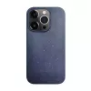 iLike Apple iPhone 14 Pro Silikona Plastmasas Maciņš Eco Print Dizains Zils