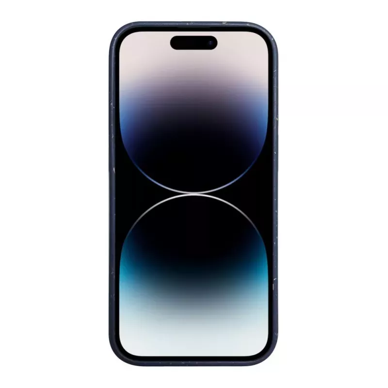 iLike Apple iPhone 14 Pro Max Silikona Plastmasas Maciņš Eco Print Dizains Zils
