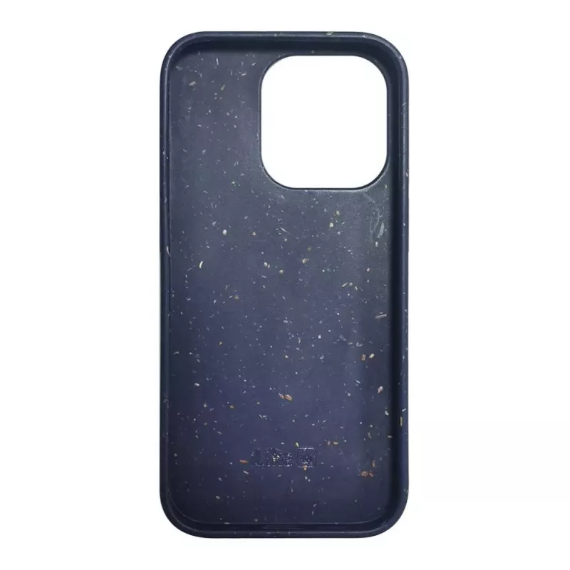 iLike Apple iPhone 14 Pro Max Silikona Plastmasas Maciņš Eco Print Dizains Zils