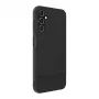 iLike Samsung Galaxy A14 5G Plastmasas Ādas Aizmugurējais Vāciņš Melns