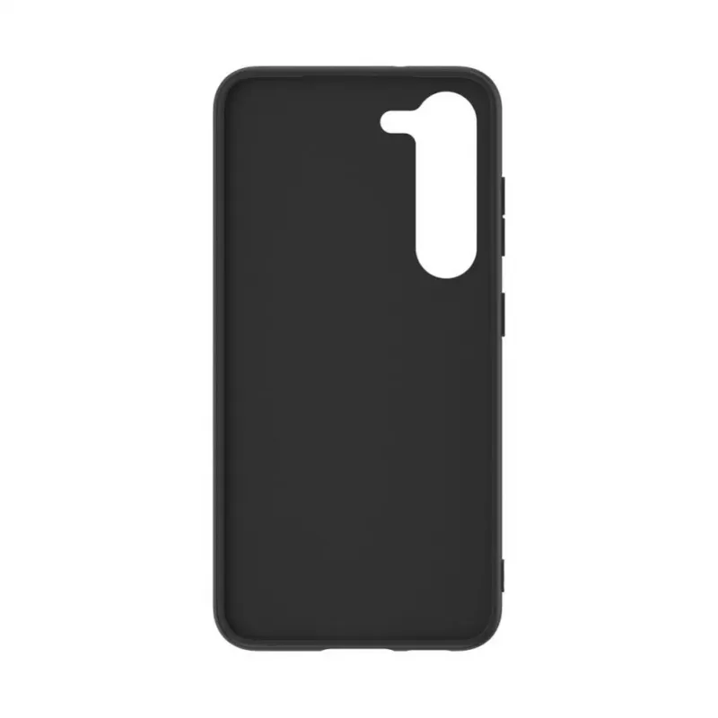 iLike Samsung Galaxy S23 Plastmasas ādas aizmugures vāciņš Melns