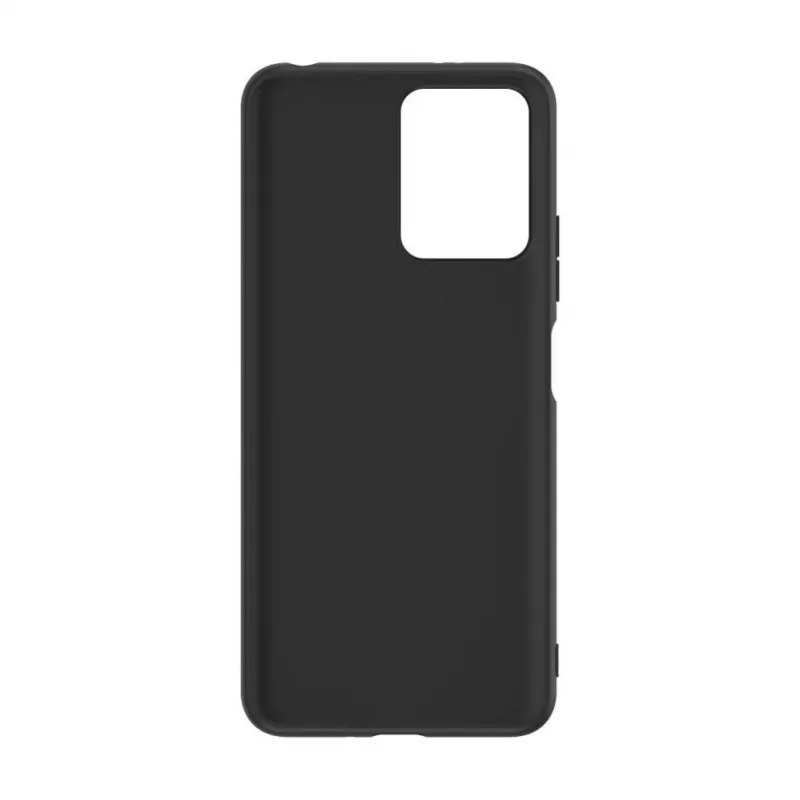 iLike Xiaomi Redmi Note 12 / Poco X5 Plastmasas ādas aizmugurējais vāciņš Melns