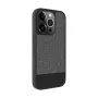 iLike Apple iPhone 14 Pro Plastmasas Ādas Aizmugurējais Vāciņš Pelēks