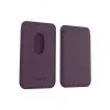 Evelatus Universal iPhone Īstas Ādas Maks ar MagSafe Deep Purple