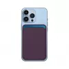 Evelatus Universal iPhone Īstas Ādas Maks ar MagSafe Deep Purple