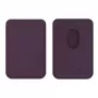 Evelatus Universal iPhone Īstas Ādas Maks ar MagSafe Deep Purple