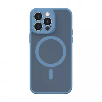 Evelatus Apple iPhone 13 Pro Hybrid Case ar MagSafe un kameras aizsardzību PC+TPU gaiši zils