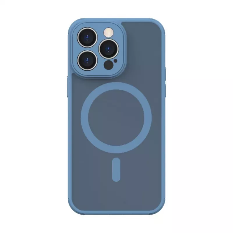 Evelatus Apple iPhone 13 Pro Hybrid Case ar MagSafe un kameras aizsardzību PC+TPU gaiši zils