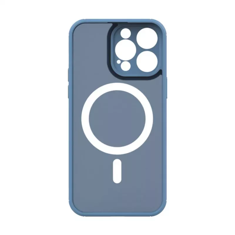 Evelatus Apple iPhone 13 Pro Hybrid Case ar MagSafe un kameras aizsardzību PC+TPU gaiši zils