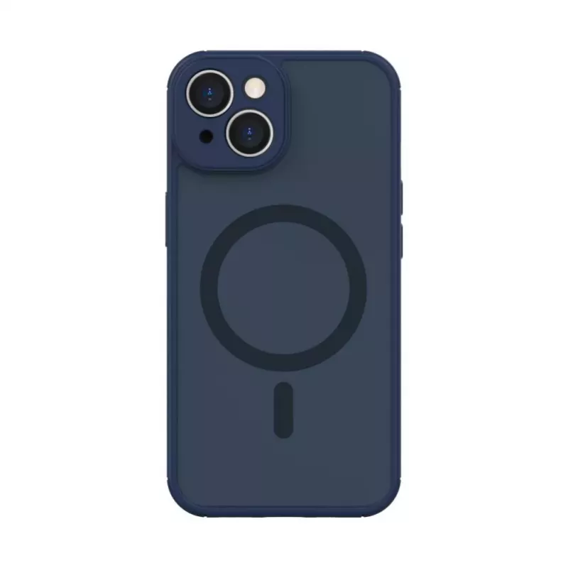 Evelatus Apple iPhone 14 Hybrid Case ar MagSafe un kameras aizsardzību PC+TPU Zils