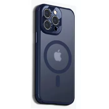Evelatus Apple iPhone 14 Pro Max Hybrid Case ar MagSafe un kameras aizsardzību PC+TPU Zils