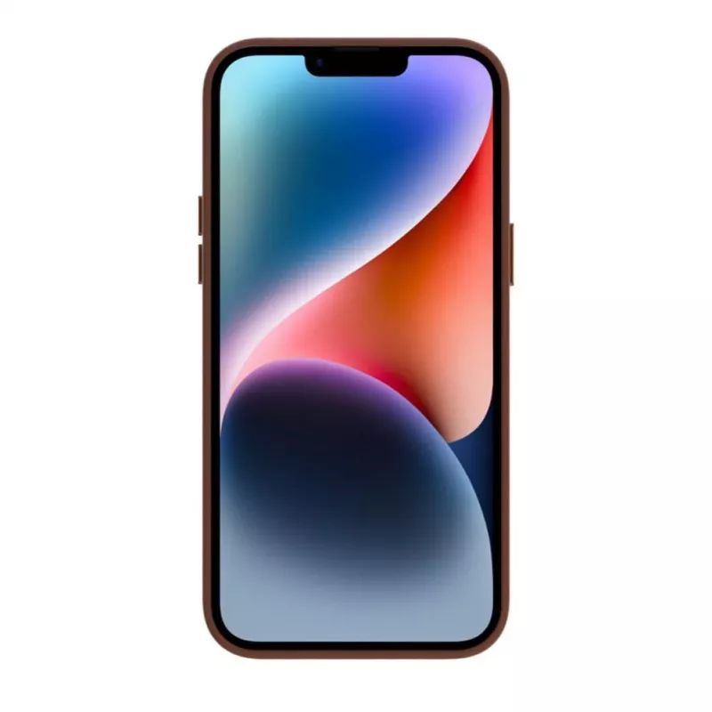 Evelatus Apple iPhone 14 Īstas ādas maciņš ar MagSafe Brūns