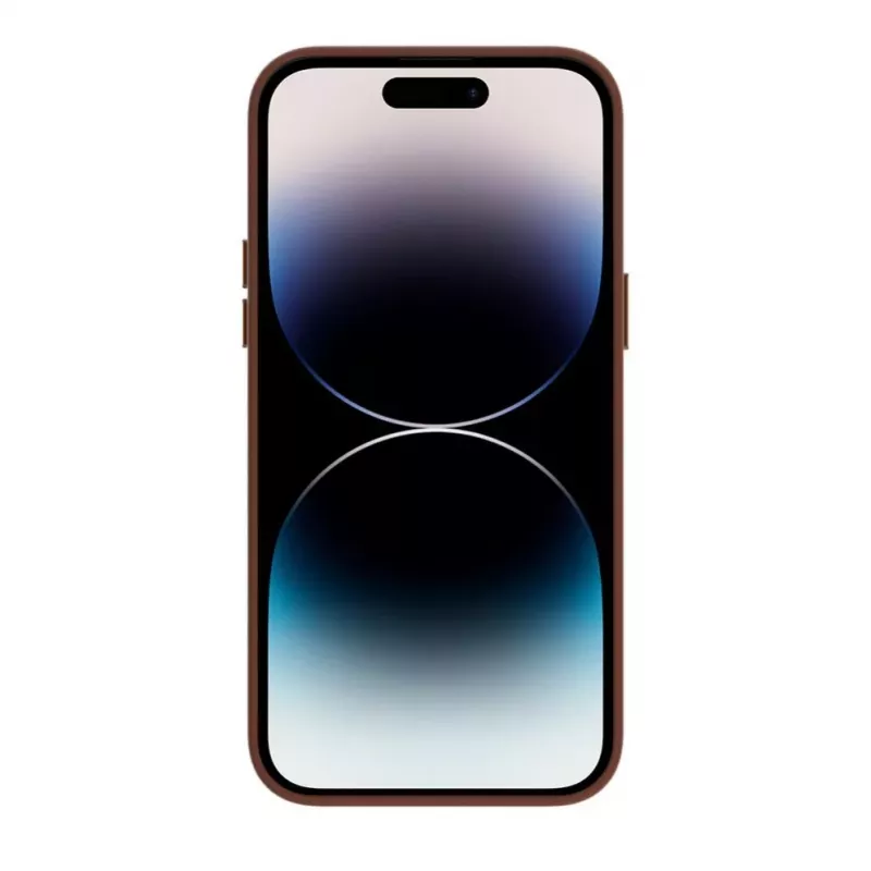 Evelatus Apple iPhone 14 Pro Max Īstas ādas maciņš ar MagSafe Brūns
