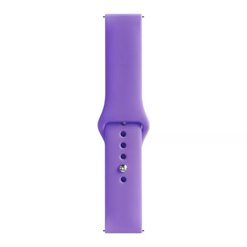 Evelatus 22mm Silicone Loop Watch Strap (S/M 110mm) Deep Purple