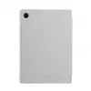 Evelatus Galaxy Tab A8 10.5 (2021) Book Cover ar Imitētu Mikrošķiedras Iekšpusi Sudraba