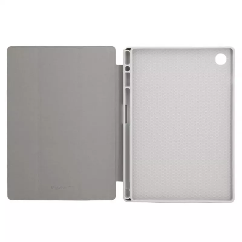 Evelatus Galaxy Tab A8 10.5 (2021) Book Cover ar Imitētu Mikrošķiedras Iekšpusi Sudraba