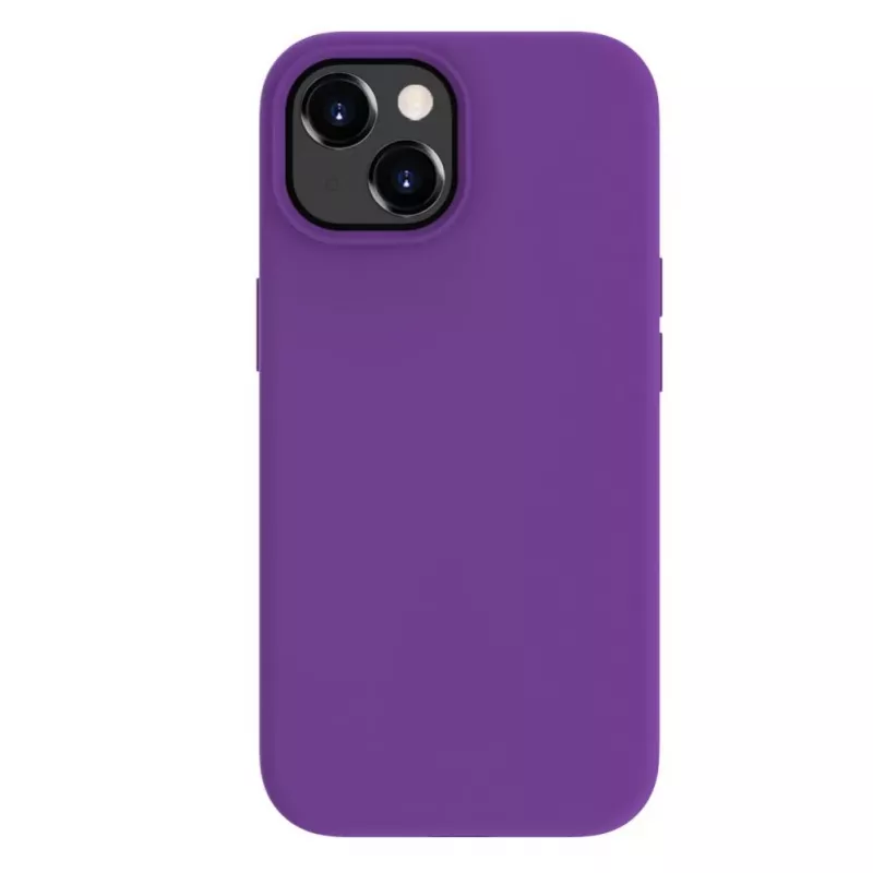 Evelatus Apple iPhone 15 Plus Premium Soft Touch Silicone Case Deep Purple