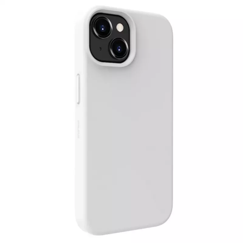 Evelatus Apple iPhone 15 Premium Magsafe Soft Touch Silicone Case White
