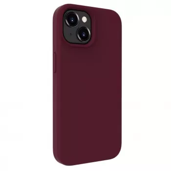 Evelatus Apple iPhone 15 Premium MagSafe Soft Touch Silicone Case Rumor Red