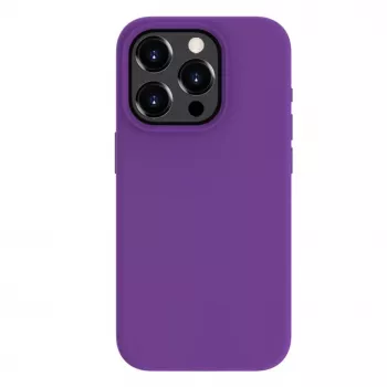 Evelatus Apple iPhone 15 Pro Premium MagSafe Soft Touch Silicone Case Deep Purple