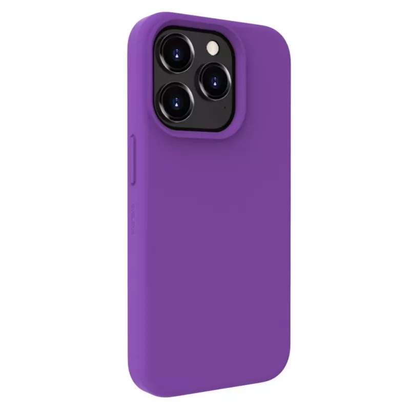 Evelatus Apple iPhone 15 Pro Premium MagSafe Soft Touch Silicone Case Deep Purple