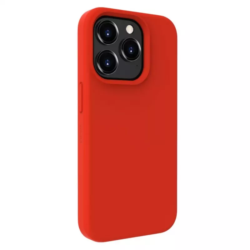 Evelatus Apple iPhone 15 Pro Max Premium MagSafe Soft Touch Silicone Case Red