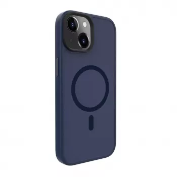 Evelatus Apple iPhone 15 Plus Hybrid Case ar MagSafe PC+TPU tumši zilā krāsā