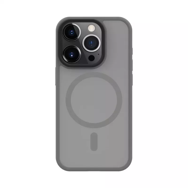 Evelatus Apple iPhone 15 Pro Hybrid Case ar MagSafe PC+TPU Sudraba