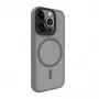 Evelatus Apple iPhone 15 Pro Hybrid Case ar MagSafe PC+TPU Sudraba