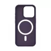 Evelatus Apple iPhone 15 Pro Hybrid Case ar MagSafe PC+TPU Deep Purple