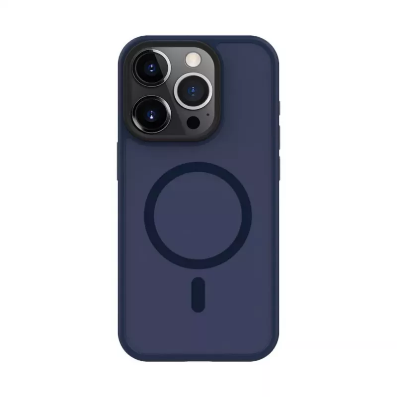 Evelatus Apple iPhone 15 Pro Max Hybrid Case ar MagSafe PC+TPU tumši zilā krāsā