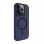 Evelatus Apple iPhone 15 Pro Max Hybrid Case ar MagSafe PC+TPU tumši zilā krāsā