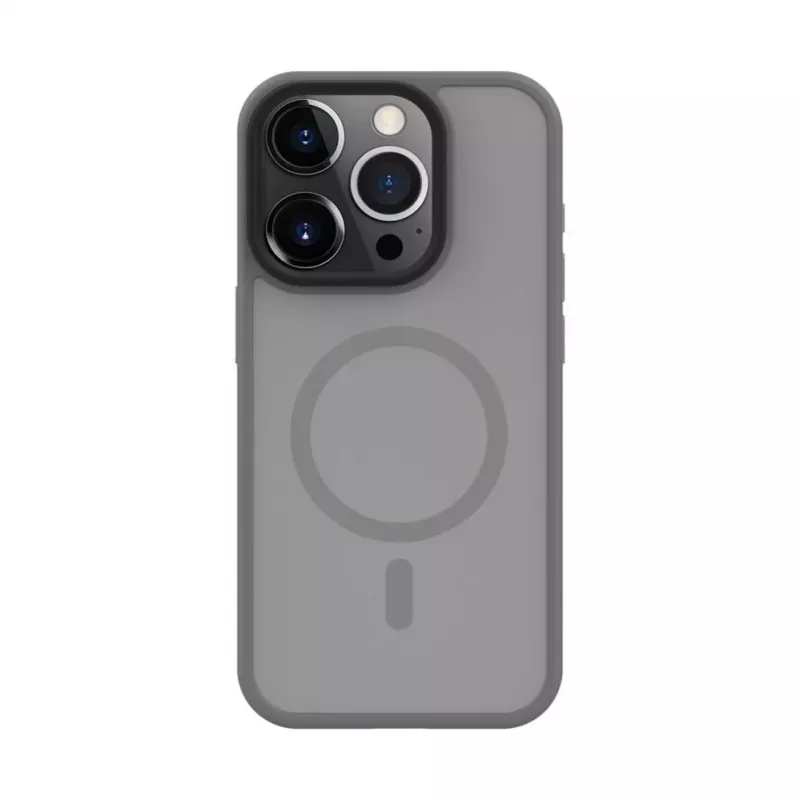 Evelatus Apple iPhone 15 Pro Max Hybrid Case ar MagSafe PC+TPU Sudrabs