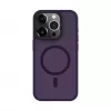 Evelatus Apple iPhone 15 Pro Max Hybrid Case ar MagSafe PC+TPU Deep Purple