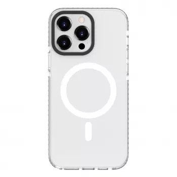 Evelatus Apple iPhone 15 Pro Max Clear Case PC+TPU With MagSafe Transparent