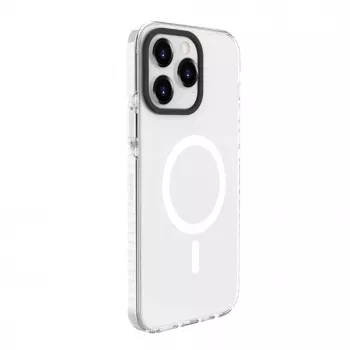 Evelatus Apple iPhone 15 Pro Max Clear Case PC+TPU With MagSafe Transparent
