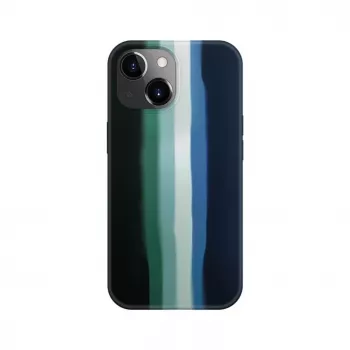 Evelatus Apple iPhone 15 Silikona Maciņš Daudzkrāsains Zaļš