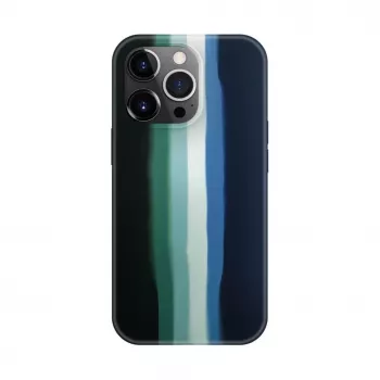 Evelatus Apple iPhone 15 Pro Silikona maciņš Daudzkrāsains Zaļš