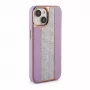 iLike Apple iPhone 15 Diamonds and Leather Case Pink Sand