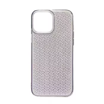 iLike Apple iPhone 14 Silikona Maciņš Shine Caurspīdīgs Melns