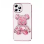 iLike Apple iPhone 15 Pro Silikona Maciņš Print Desire Bear Rozā