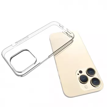 Evelatus Apple iPhone 15 Pro Clear Silicone Case 1,5mm TPU Transparent