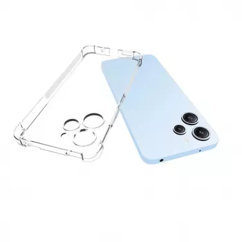 Evelatus Xiaomi Redmi 12 Military Shockproof Silicone Case Transparent