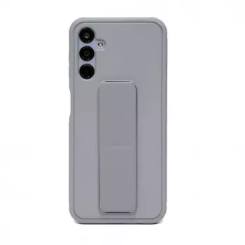 iLike Samsung Galaxy A14 5G Silikona Maciņš ar Statīvu Purpura